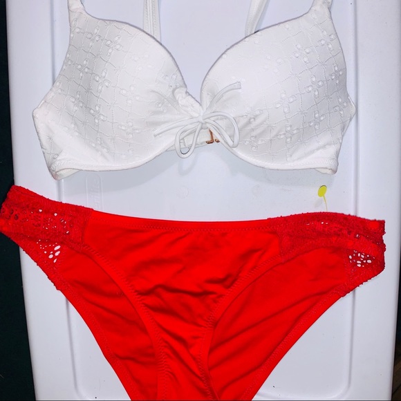 Mossimo Supply Co. Other - NEW Red & White Bikini Set